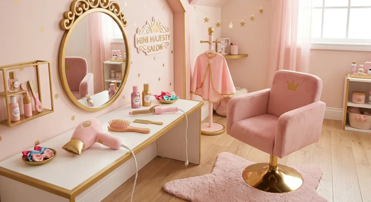 Salon themed role-play room at Little World