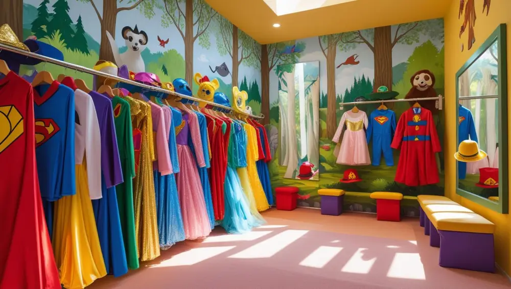 Dress-Up Room themed role-play room at Little World